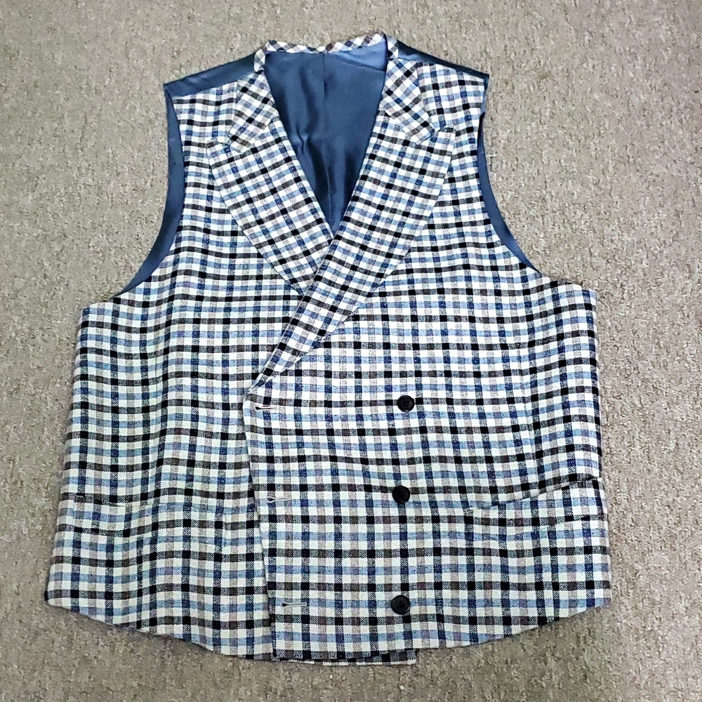 Suitsupply Waistcoat Silk Linen Wool mix
